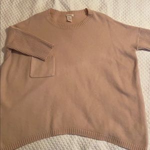 Sundance pale pink oversized sweater